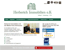 Tablet Screenshot of herberich-immobilien.de